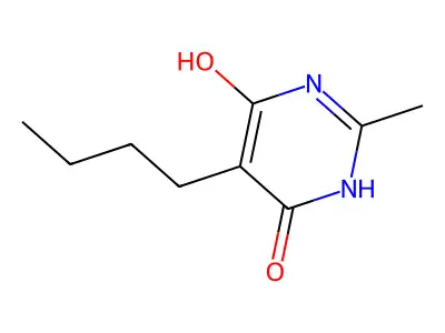 5-Butyl-2-methyl-pyrimidine-4,6-diol structure