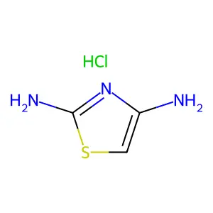 1,3-Thiazole-2,4-diamine hydrochloride structure
