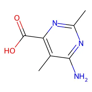 6-Amino-2,5-dimethylpyrimidine-4-carboxylic acid structure
