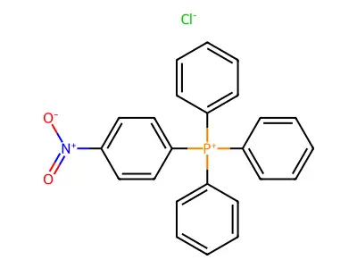 Chloro-(4-nitrophenyl)-triphenyl-lambda5-phosphane structure