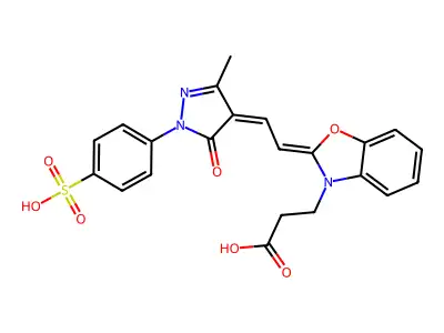 C22H19N3O7S structure