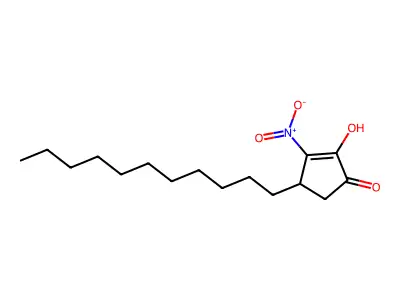 (4S)-2-hydroxy-3-nitro-4-undecylcyclopent-2-en-1-one structure