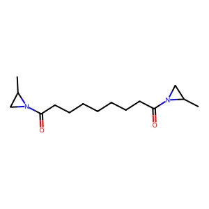 Aziridine, 1,1'-(1,9-dioxo-1,9-nonanediyl)bis[2-methyl- structure