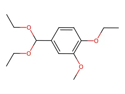 4-(Diethoxymethyl)-1-ethoxy-2-methoxybenzene structure