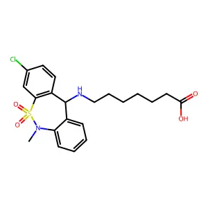 噻奈普汀 structure