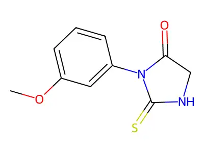 1-(3-methoxyphenyl)-2-sulfanyl-4,5-dihydro-1H-imidazol-5-one structure