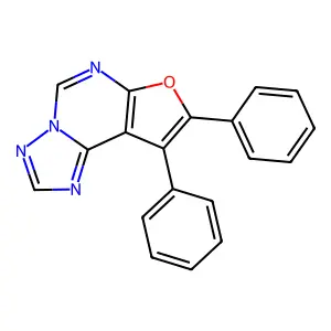 8,9-Diphenylfuro[3,2-e][1,2,4]triazolo[1,5-c]pyrimidine structure