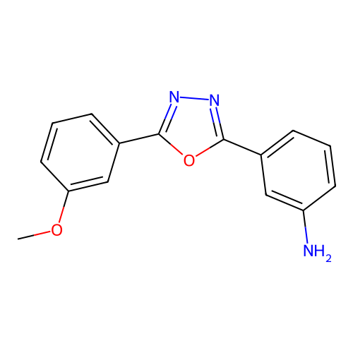 3-[5-(3-Methoxyphenyl)-1,3,4-oxadiazol-2-yl]aniline structure