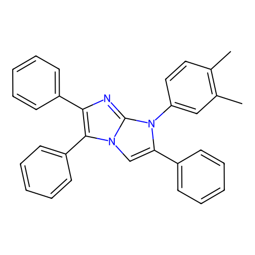 1-(3,4-dimethylphenyl)-2,5,6-triphenyl-1H-imidazo[1,2-a]imidazole structure