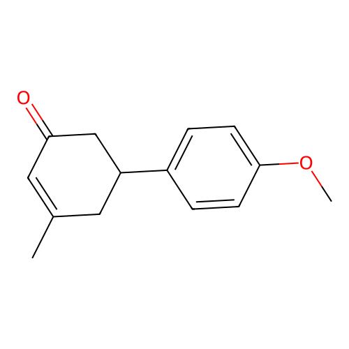 5-(4-Methoxyphenyl)-3-methylcyclohex-2-en-1-one structure