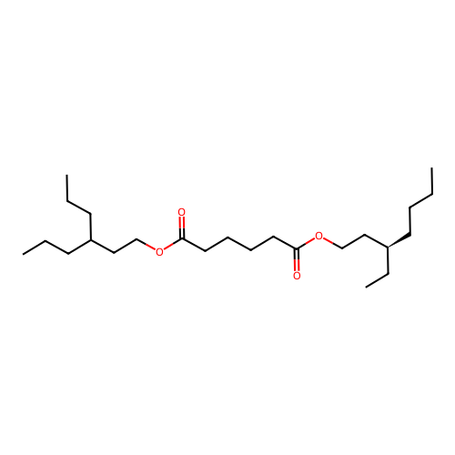1-O-[(3R)-3-ethylheptyl] 6-O-(3-propylhexyl) hexanedioate structure
