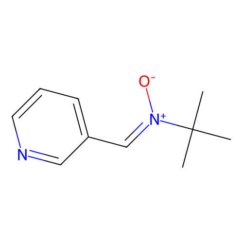 2-Methyl-N-(3-pyridinylmethylene)-2-propanamine N-oxide structure