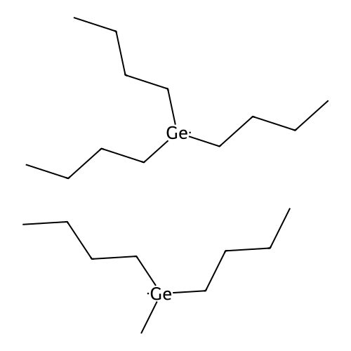 1,1,1,2,2-Pentabutyl-2-methyldigermane structure