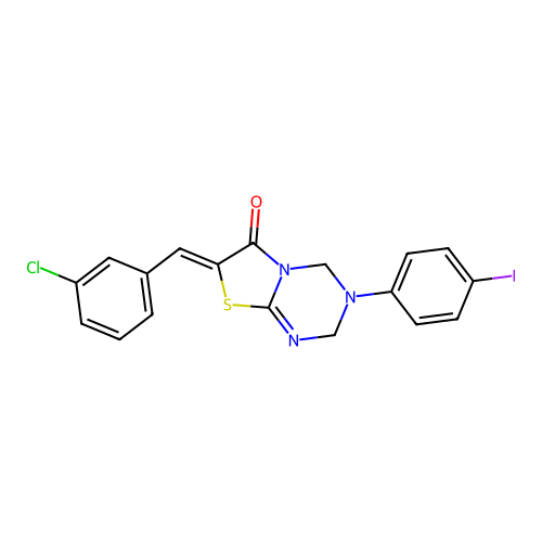 C18H13ClIN3OS structure