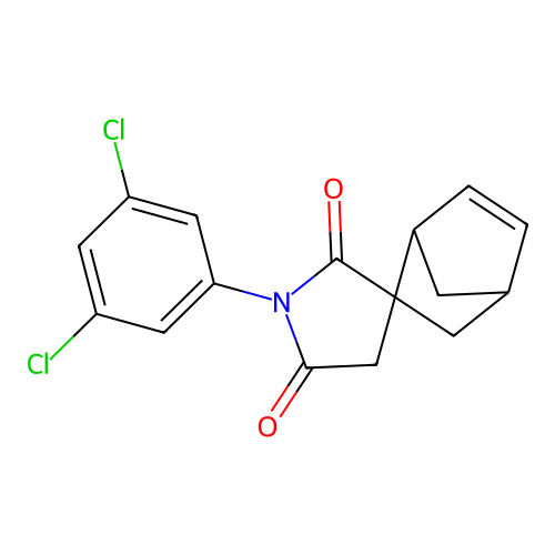 1'-(3,5-dichlorophenyl)-2'H,5'H-spiro[bicyclo[2.2.1]hept-5-ene-2,3'-pyrrolidine]-2',5'-dione structure