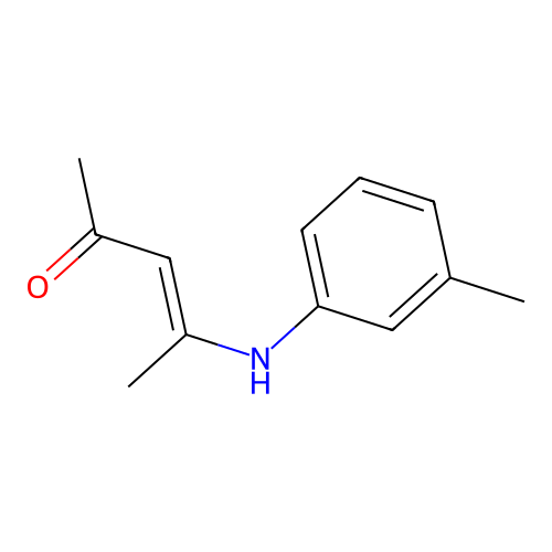 4-{[3-(Methyl)phenyl]amino}-3-penten-2-one structure