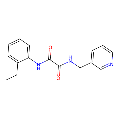 N-(2-ethylphenyl)-N'-(pyridin-3-ylmethyl)ethanediamide structure