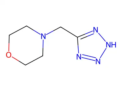 4-(1H-tetrazol-5-ylmethyl)morpholine structure