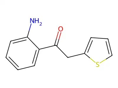1-(2-Aminophenyl)-2-(2-thienyl)ethanone structure