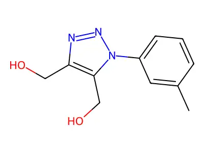 1-(3-Methylphenyl)-1H-1,2,3-triazole-4,5-dimethanol structure
