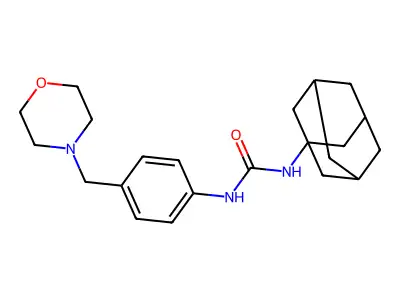 1-(1-Adamantyl)-3-[4-(morpholin-4-ylmethyl)phenyl]urea structure