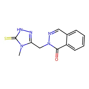 2-[(4-methyl-5-sulfanylidene-1H-1,2,4-triazol-3-yl)methyl]phthalazin-1-one structure