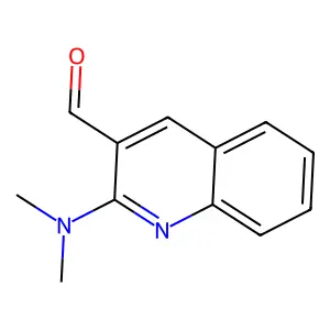 2-(Dimethylamino)quinoline-3-carbaldehyde structure