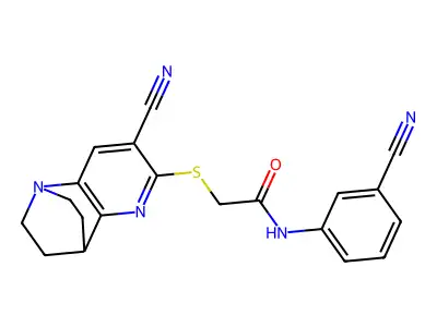 C20H17N5OS structure