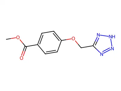 methyl 4-(2H-tetrazol-5-ylmethoxy)benzoate structure