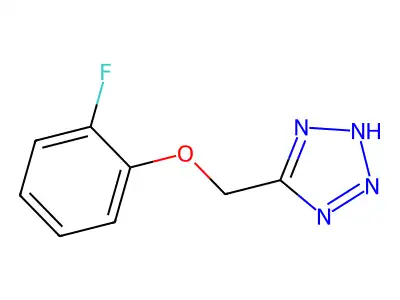 5-((2-Fluorophenoxy)methyl)-2H-tetrazole structure