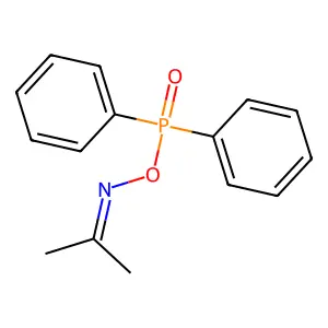 (Propan-2-ylidene)amino diphenylphosphinate structure