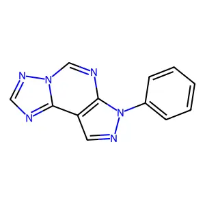 7-Phenyl-7H-pyrazolo[4,3-e][1,2,4]triazolo[1,5-c]pyrimidine structure