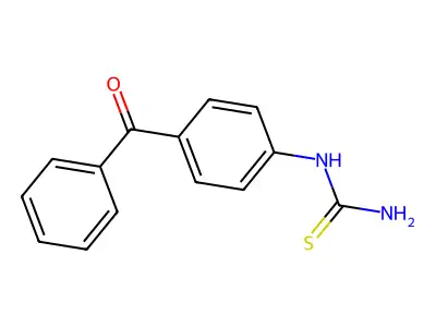 Urea, 1-(p-benzoylphenyl)-2-thio- structure