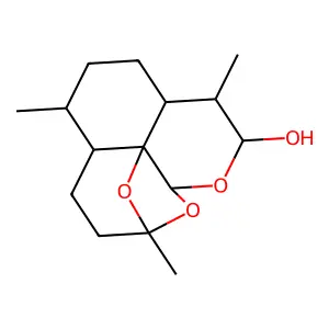 Dihydrodeoxyartemisinin structure