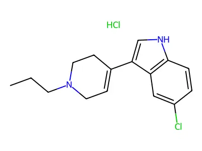 Tepirindole hydrochloride structure