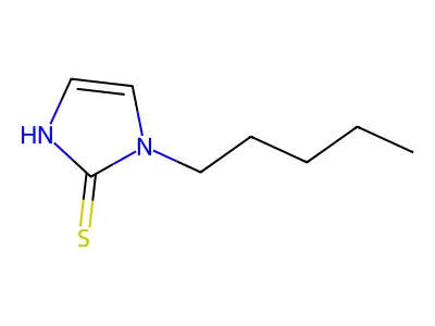 1-Pentyl-1,3-dihydro-2H-imidazole-2-thione structure