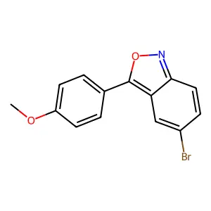 5-Bromo-3-(4-methoxyphenyl)-2,1-benzisoxazole structure