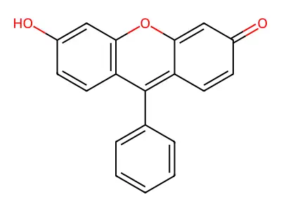 6-hydroxy-9-phenylxanthen-3-one structure