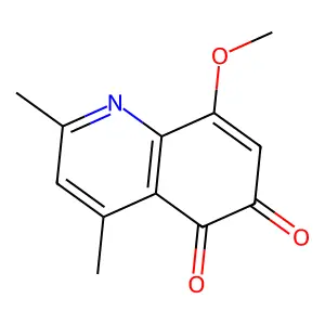 5,6-Quinolinedione, 8-methoxy-2,4-dimethyl- structure