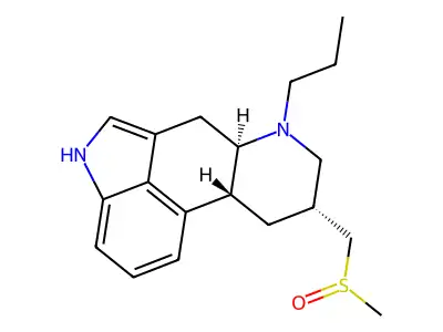 培高利特亚砜 structure