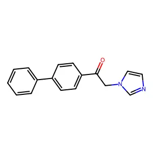 1-(1,1'-Biphenyl)-4-yl-2-(1H-imidazol-1-yl)ethanone structure
