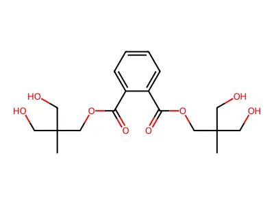 Bis(2,2-dimethylolpropyl) phthalate structure