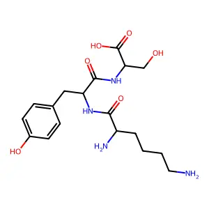 L-Serine, L-lysyl-L-tyrosyl- structure
