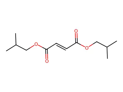 Diisobutyl fumarate structure