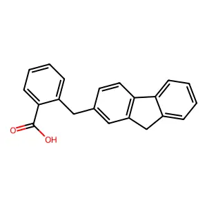 2-(9h-Fluoren-2-ylmethyl)benzoic acid structure