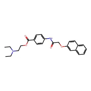 2-Diethylaminoethyl 4-[(2-naphthalen-2-yloxyacetyl)amino]benzoate structure