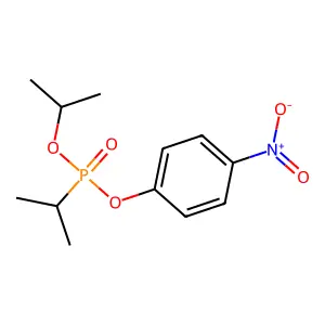 Phosphonic acid, isopropyl-, isopropyl p-nitrophenyl ester structure