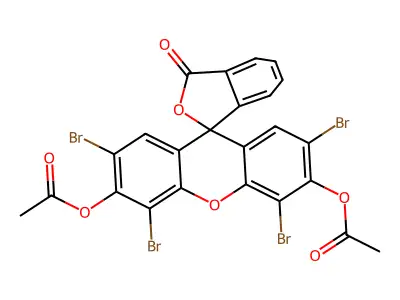 Eosin diacetate structure