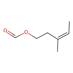 3-Penten-1-ol, 3-methyl-, 1-formate structure