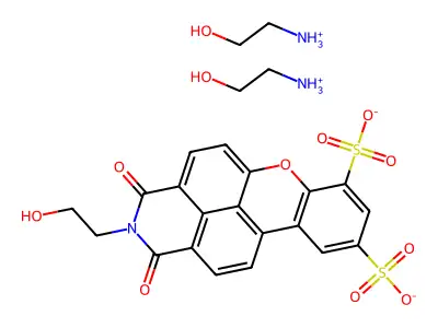 Benzoxanthene yellow structure